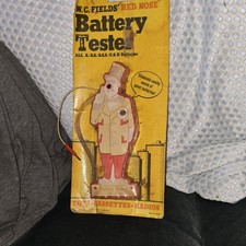 American Noveltronics W.C. Fields' Red Nose Battery Tester AA AAA A C D
