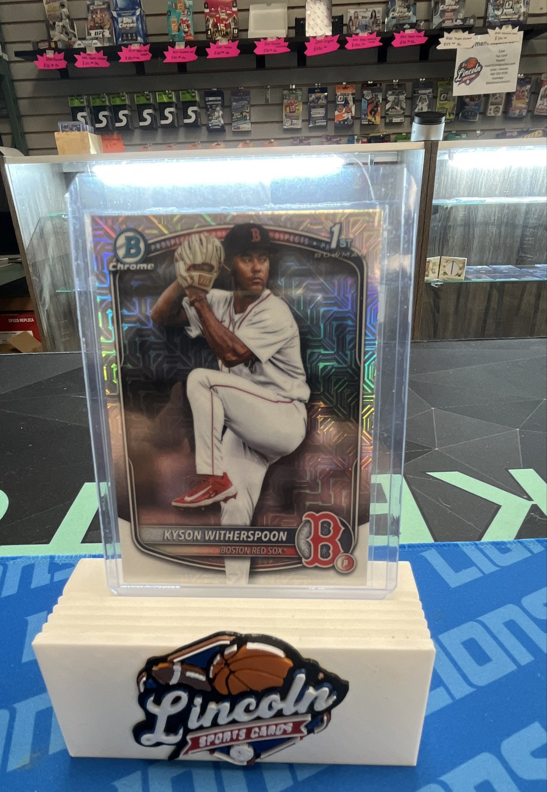 2025 Bowman Draft - Chrome Kyson Witherspoon #BDC-29 Mojo Refractor (RC)