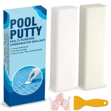 Pool Putty,4.2Oz Epoxy Putty,Multipurpose White Epoxy,Pool Epoxys Puttys,2 Part 
