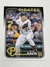 2024 Topps Baseball #295 - Henry Davis RC - Pittsburgh Pirates