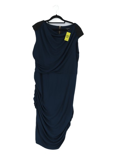 River Island Damen Maxikleid UK 16 Blau 100% Polyester Maxi - Bild 1 von 5