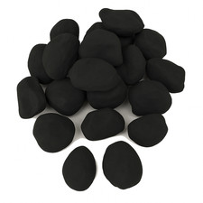 Gas Fire Ceramic Replacement Coals 20 Random Cast Electric Bioethanol LPG