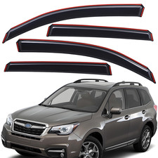 For 2014-2018 Subaru Forester In-channel Inside Mount Rain Guards Window Visors