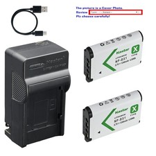 Kastar Battery AC  USB-C Charger for Sony FDR-X1000V X3000 HDR-AS300 AS200V