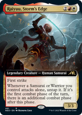 1x (491) Raiyuu, Storm's Edge - EXTENDED ART MTG Kamigawa: Neon Dynasty NM Magic