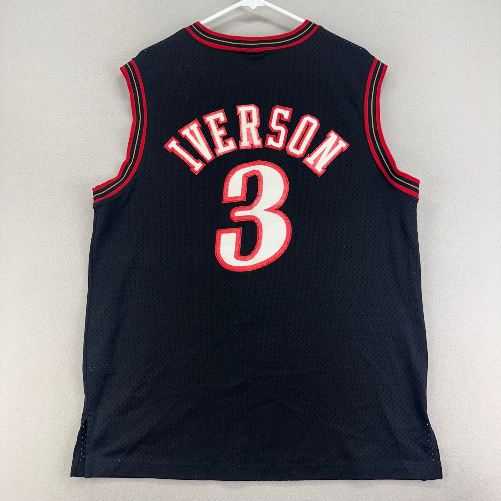 Vintage Allen Iverson NBA Nike Philadelphia 76ers Swingman Jersey Mens Large Y2K