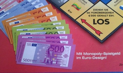   Monopoly Euro Sammler-Edition 1999 Parker komplett Figuren Zubehör   