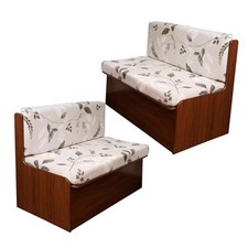 s RV Dinette Cushion Covers Printed Camper Cushion Slipcover 2 Set Floral 01