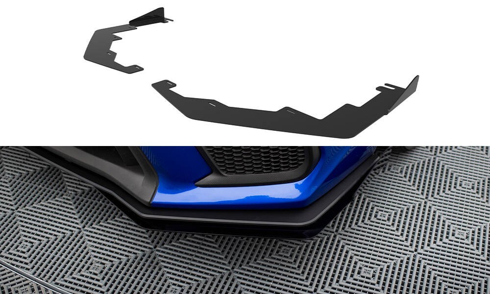 Flaps avant Subaru WRX STI Mk1 Facelift Maxton spoiler lame de pare-chocs