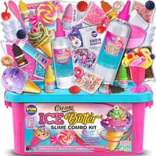 Gift Butter Slime Kit for Girls 10-12, Funkidz Ice Cream Soft Slime Making Kit