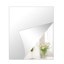 Acrylic Mirror Sheets 14'' x 12'' x 1Pcs Frameless Adhesive Mirror Tiles for