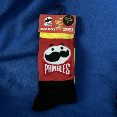 Novelty Socks Food and Drink Crazy Socks Crew Socks - Pringles