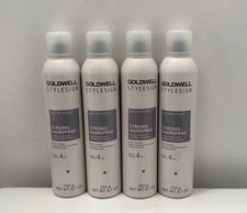 4 PACK Goldwell StyleSign Hold 4 Strong Hairspray 8.1 oz