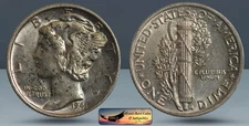 1941 Mercury Dime, Uncirculated Condition, Ryan's Rare Coins & Antiquities C8360