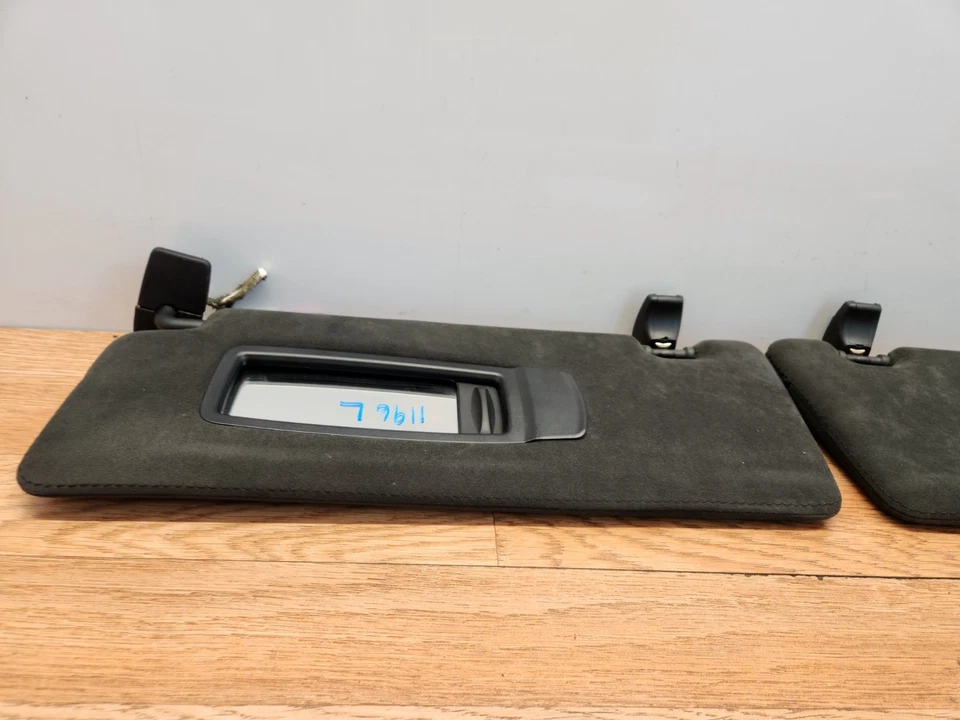 ✅ 15-19 OEM BMW F16 F86 X6 X6M Front Left Right Interior Sun Visor Alcantara SET - Image 3 of 4