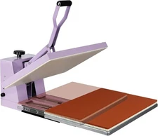 16x24 Heat Press Machine 2000W Manual Heat Press DIY T Shirt with Slide-Out Base
