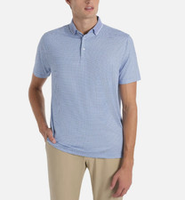 Hickey Freeman Men  s Polo, Blue, XLarge