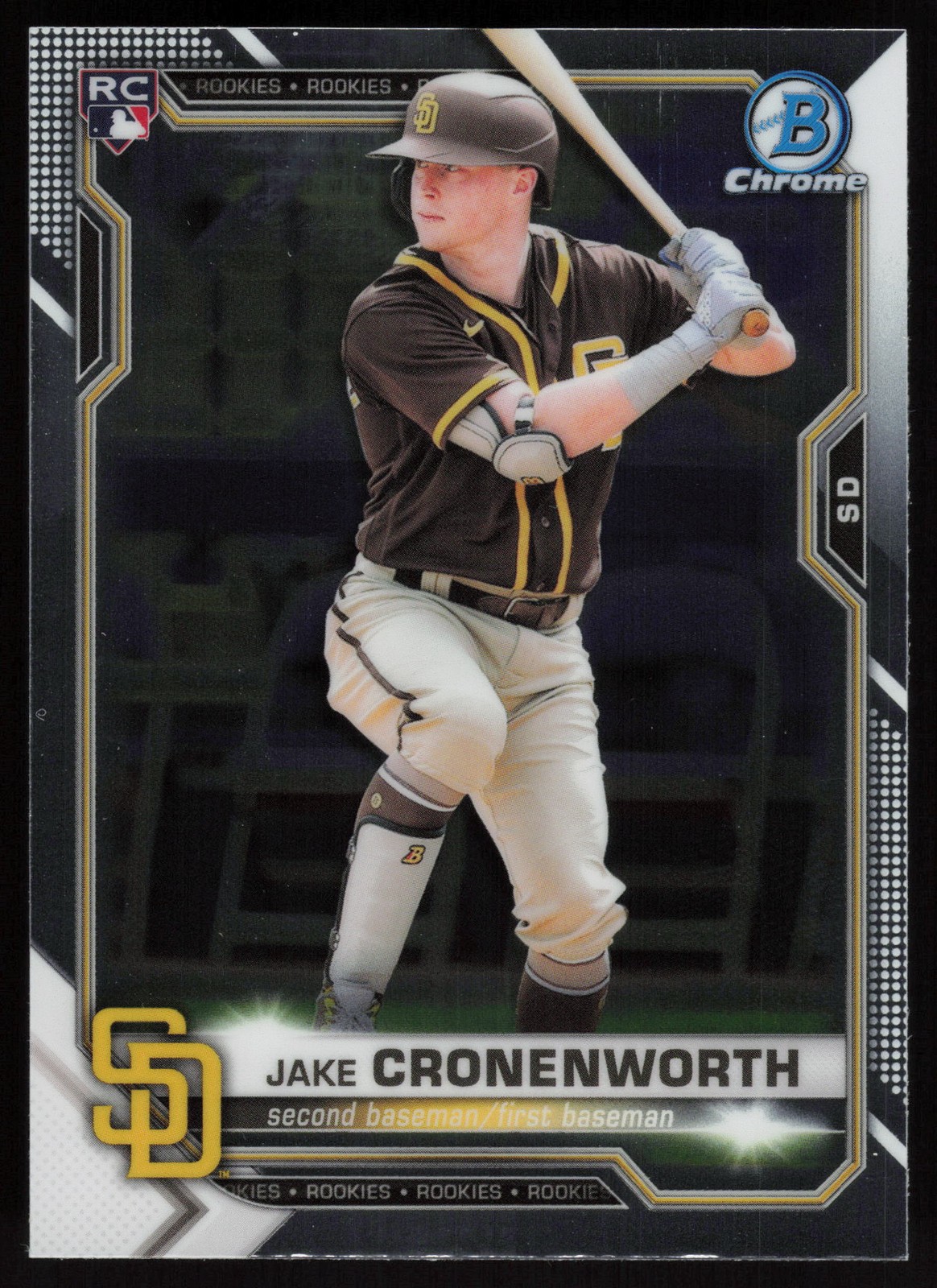 2021 Bowman Chrome Jake Cronenworth #68 RC San Diego Padres