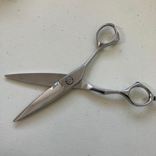 MIZUTANI SCISSORS BLACK-SMITH Ichi-Nino-San 2 2 Blue Slide Dry Cut Offset Right