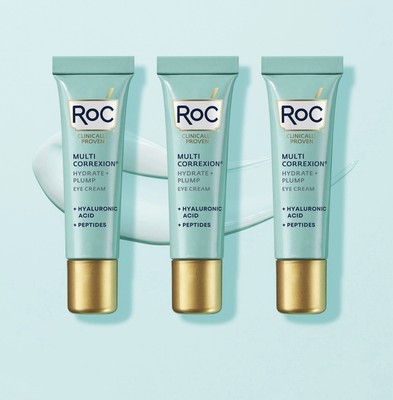 RoC Hydrate and Plump Eye Cream, 0.6 oz, 3-pack
