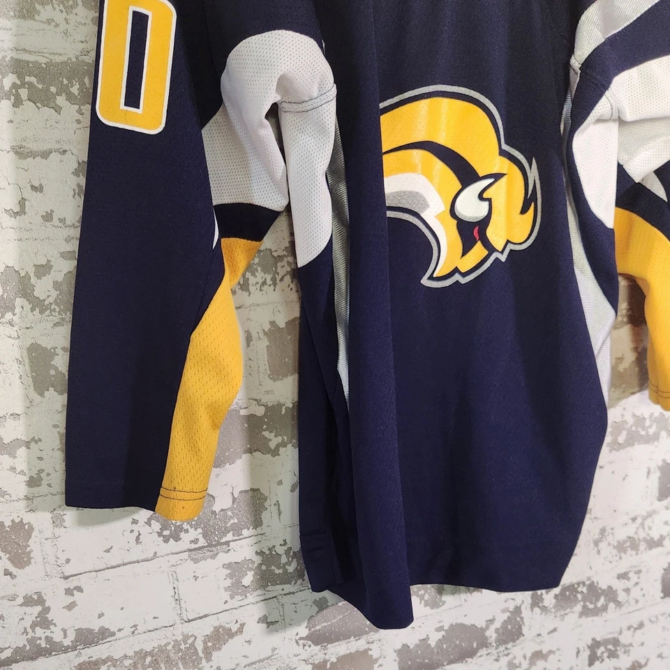 Camiseta deportiva de hockey Buffalo Sabres Ryan Miller #30 CCM NHL juvenil L/XL azul cosida Foto 4 de 4