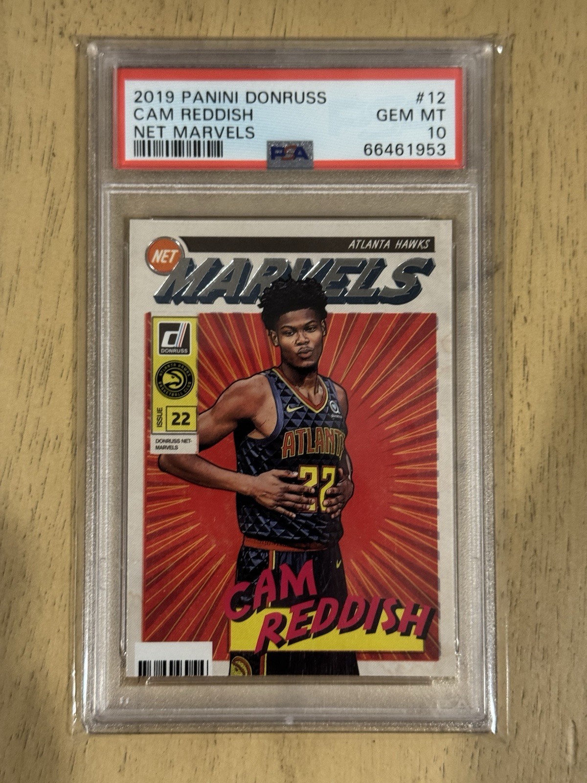 CAM REDDISH ROOKIE RC PSA 10 - 2019 NET MARVELS #12 PANINI DONRUSS GEM MINT