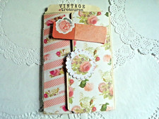 Vintage sewing theme handcrafted Junk Journal