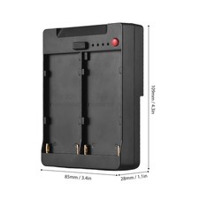 NP-F970 F750 F550 Battery Plate To V-Lock V-Mount Buckle Bracket Adapter GCPG