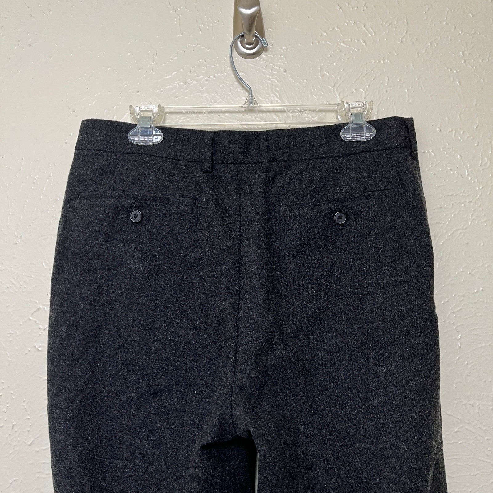 Uniqlo JW Anderson Pants Mens 32x27 Black Wool Blend