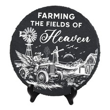 Farmer Memorial Stone, Memory Stones for Loved Ones, Farming Lost Bereavement