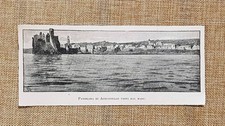 Panorama di Aci Castello nel 1899 Veduta presa dal mare Catania Sicilia