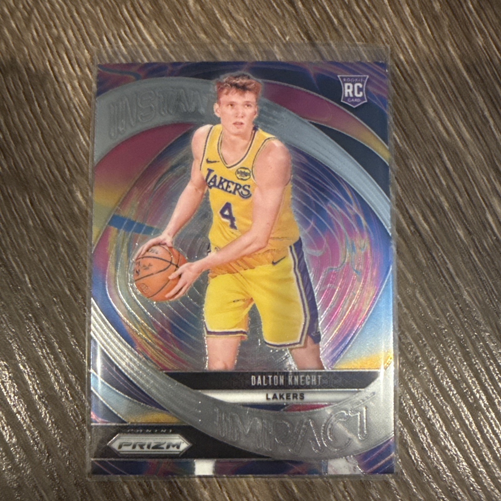 2024-25 Panini Prizm - Instant Impact Dalton Knecht #5 Silver Prizm (RC)