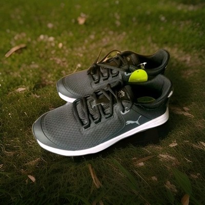 Puma Golf Men's Grip Fusion Sport Shoe, Black-Silver quiet Shade Size 8.5 NWT