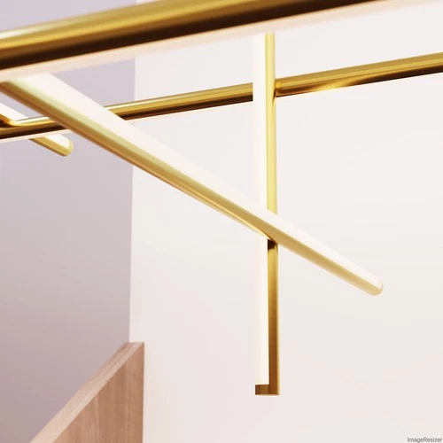 Sonneman 2106 Labyrinth 61"W LED Abstract Chandelier - Black - Picture 9 of 12