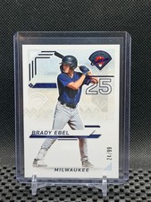 Brady Ebel 2025 Prospect Edition Prospect Ticket - Purple #24/99 - #85 Brewers