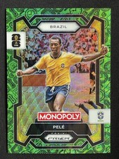 Pele 2026 Panini Monopoly Prizm Fifa World Cup Four Corners Green Wave #16 -u