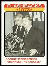 2022 Topps Heritage News Flashbacks #NF11 George Steinbrenner Purchases Yankees