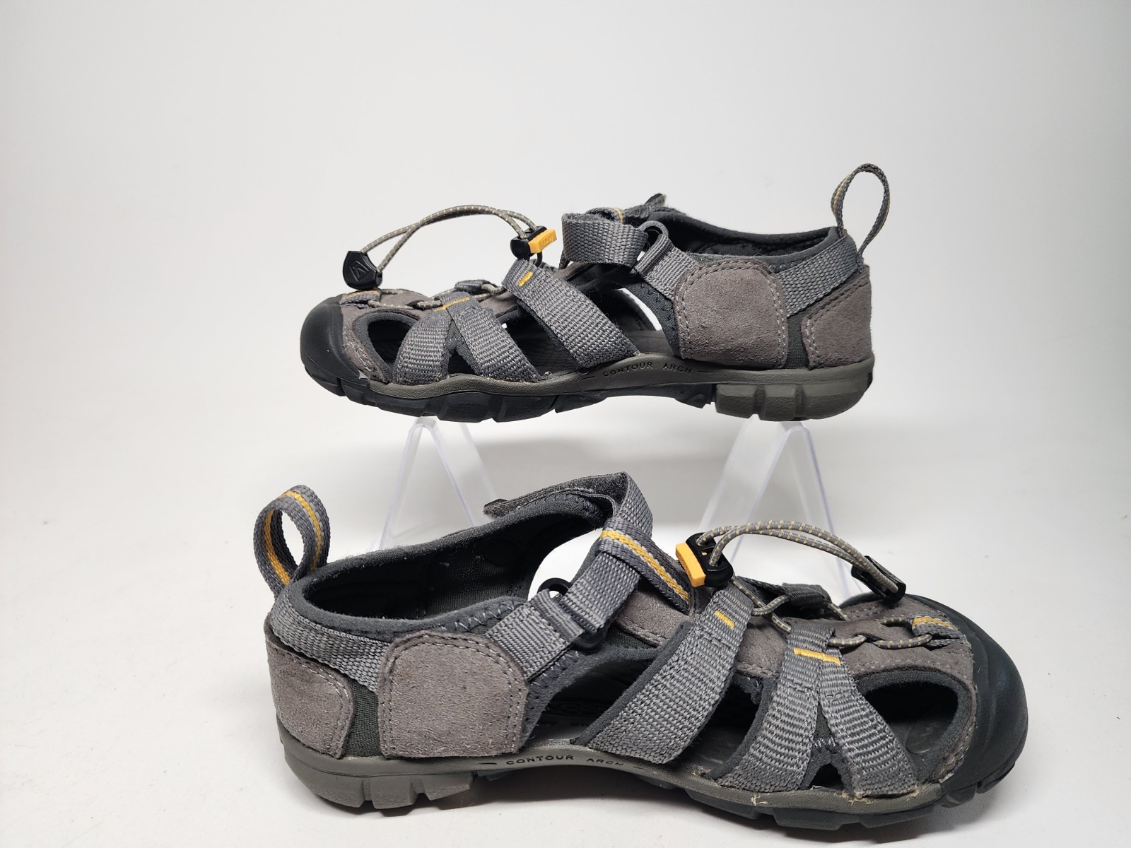 Scarpe sandalo Keen Newport H2 grigio outdoor escursionismo impermeabili unisex giovani taglia 1