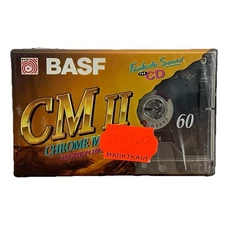 BASF CHROME MAXIMA II  CM II  60  1995 BLANK CASSETTE TAPE (1) New Sealed Rare