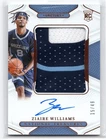 2021-22 Panini NATIONAL TRESAURES RPA Ziaire Williams PATCH AUTO RC 15/49 3 CLR