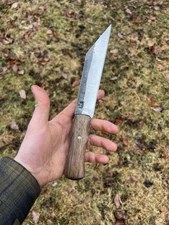 Handmade Seax Knife Carbon Steel Blade Hand forged Viking Knife Fixed Blade