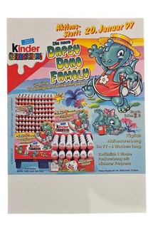 Foglio pubblicitario 1997 DAPSY DINO FAMILY