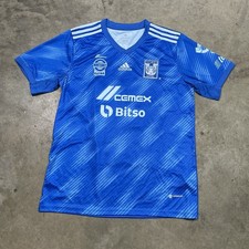 Tigres Jersey L UANL Liga MX Soccer Futbol Game-day FC Kit Tee