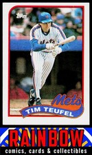 1989 Topps #9 Tim Teufel New York Mets