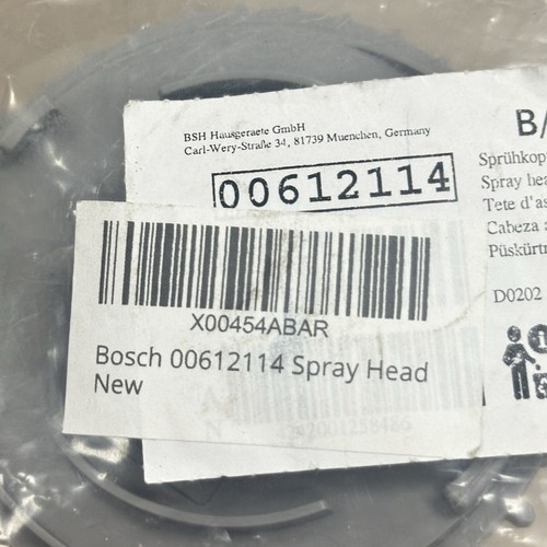 Bosch OEM 00612114 Spray Head OEM Brand New, Fits Various Models - Bild 2 von 3