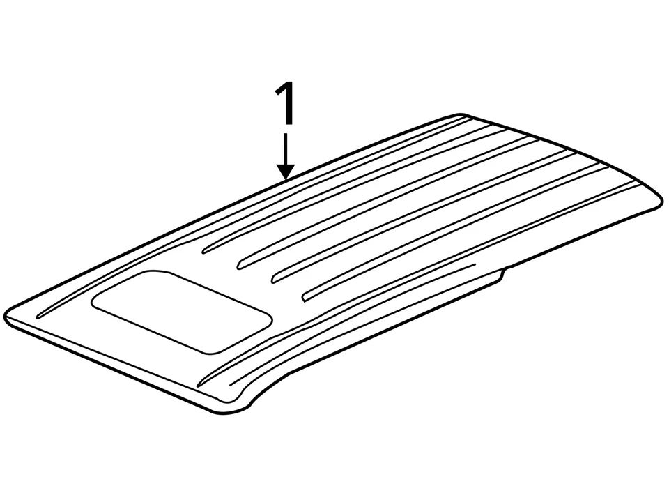 2003-2006 CHEVROLET GMC TRAILBLAZER EXT ENVOY XL PANEL ASM RF 15197200 -  NEW - Image 3 of 3