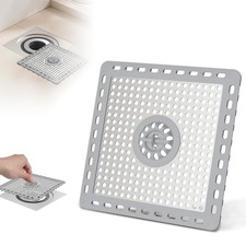 Upgraded Shower Drain Hair Catcher, Shower Drain Cover for Bathroom Floor 6" ...