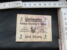 Vintage znaczek wartości 5 pf. Pr. Holandia jeniecki obóz macierzysty-Prusy Wschodnie-Zachodnie.