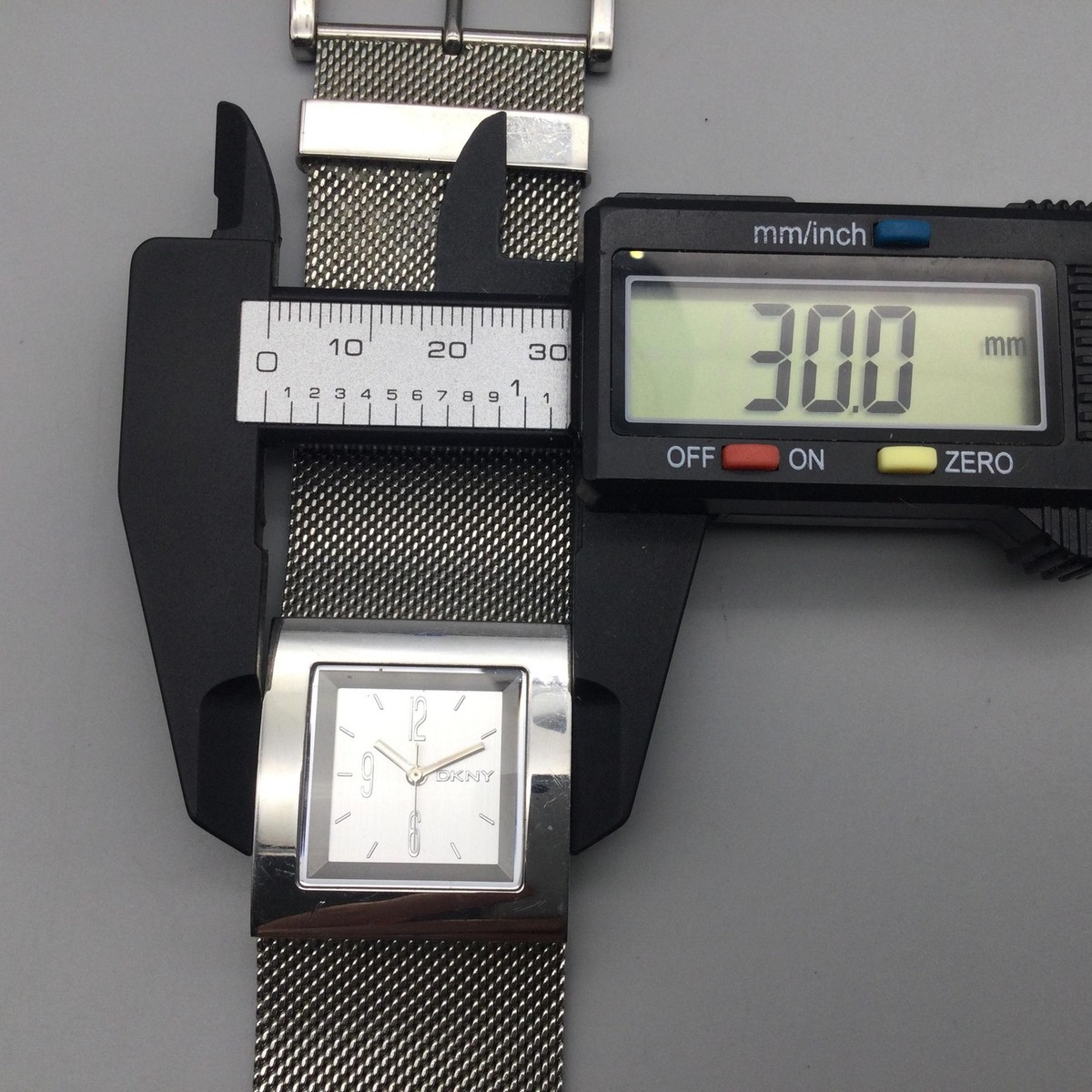 DKNY Silver Square-Face Mesh Bracelet Watch DKNY , Silver Tone , Mesh Bracelet, Womens Watch - Etsy main image 2