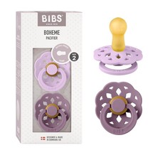 Pacifiers 6-18 Months Boheme Collection 2-Pack BPA-Free Round Nipple Ma...